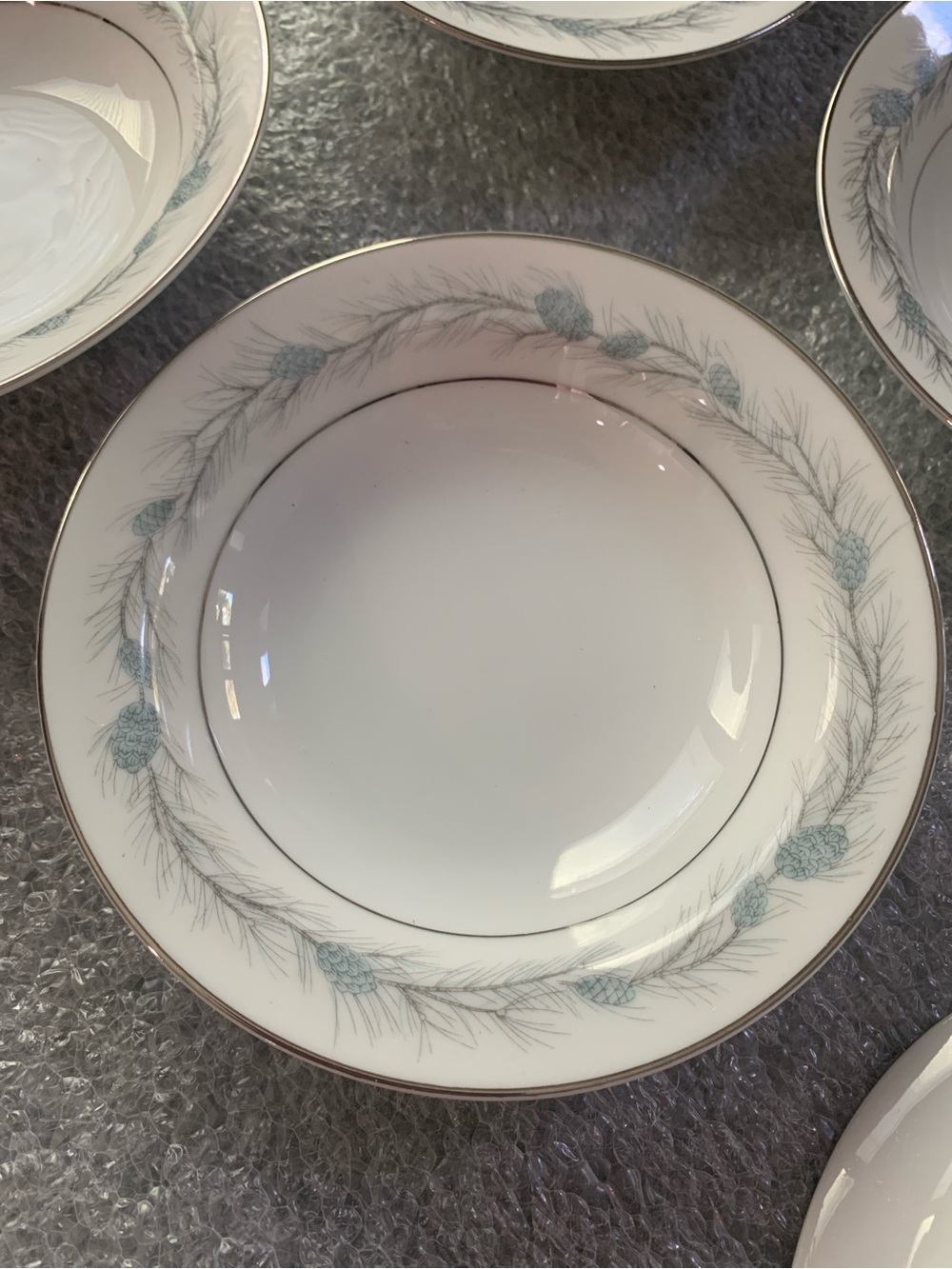 Vintage Style House Fine China Duchess Dessert Bowls - Set of 8